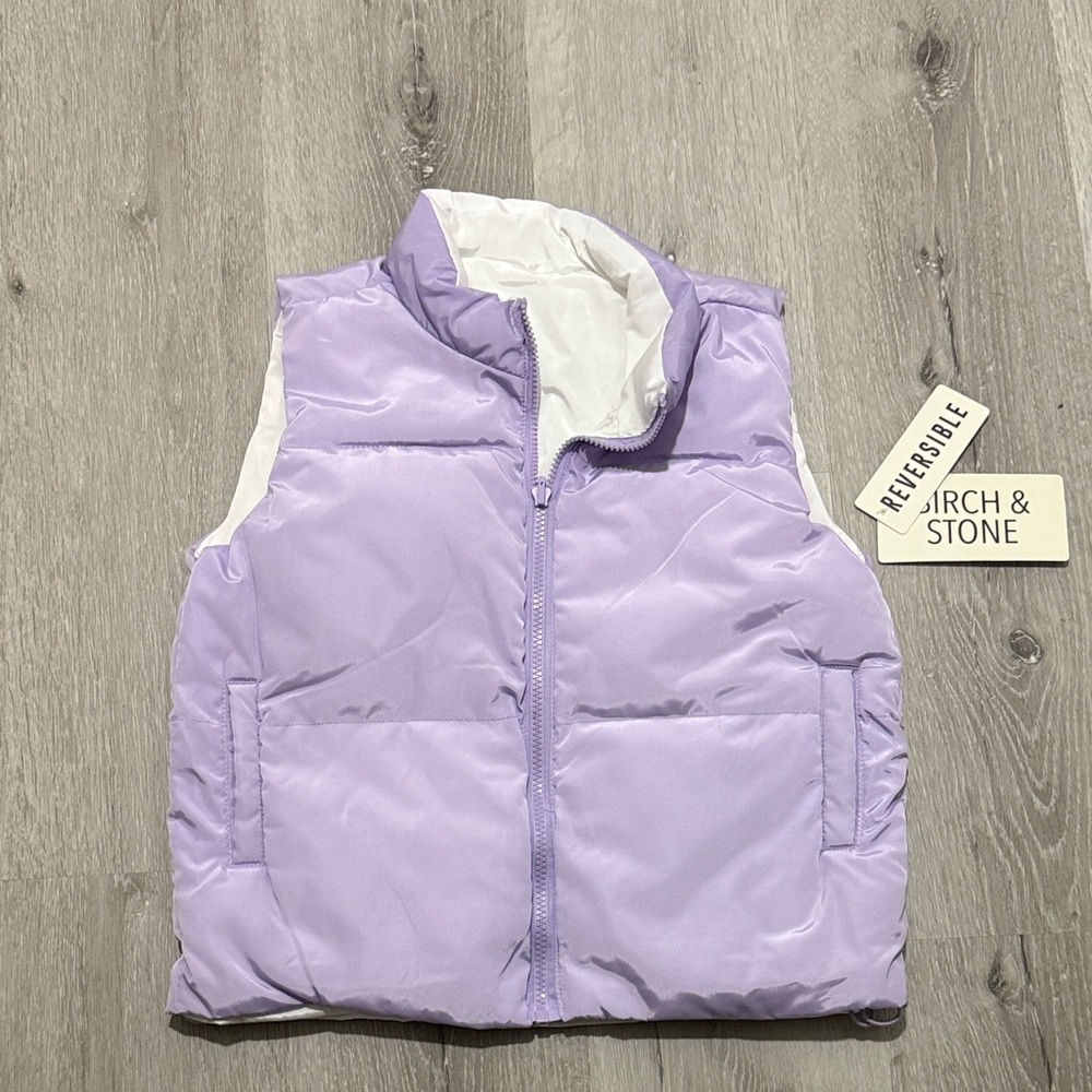 Lilac Reversible Vest by Birch & Stone‎